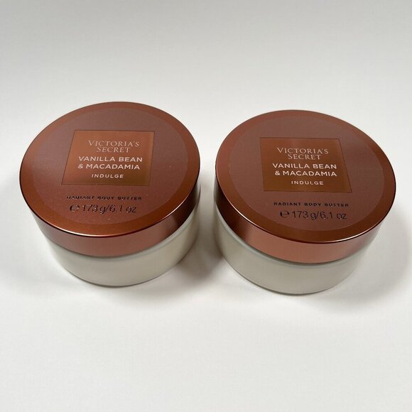 Victoria Secret Vanilla Bean & Macadamia Indulge Radiant Body Butter Full Size